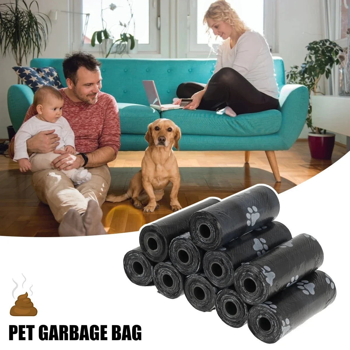 Eco-Friendly Pet Waste Bags - 40 Rolls
